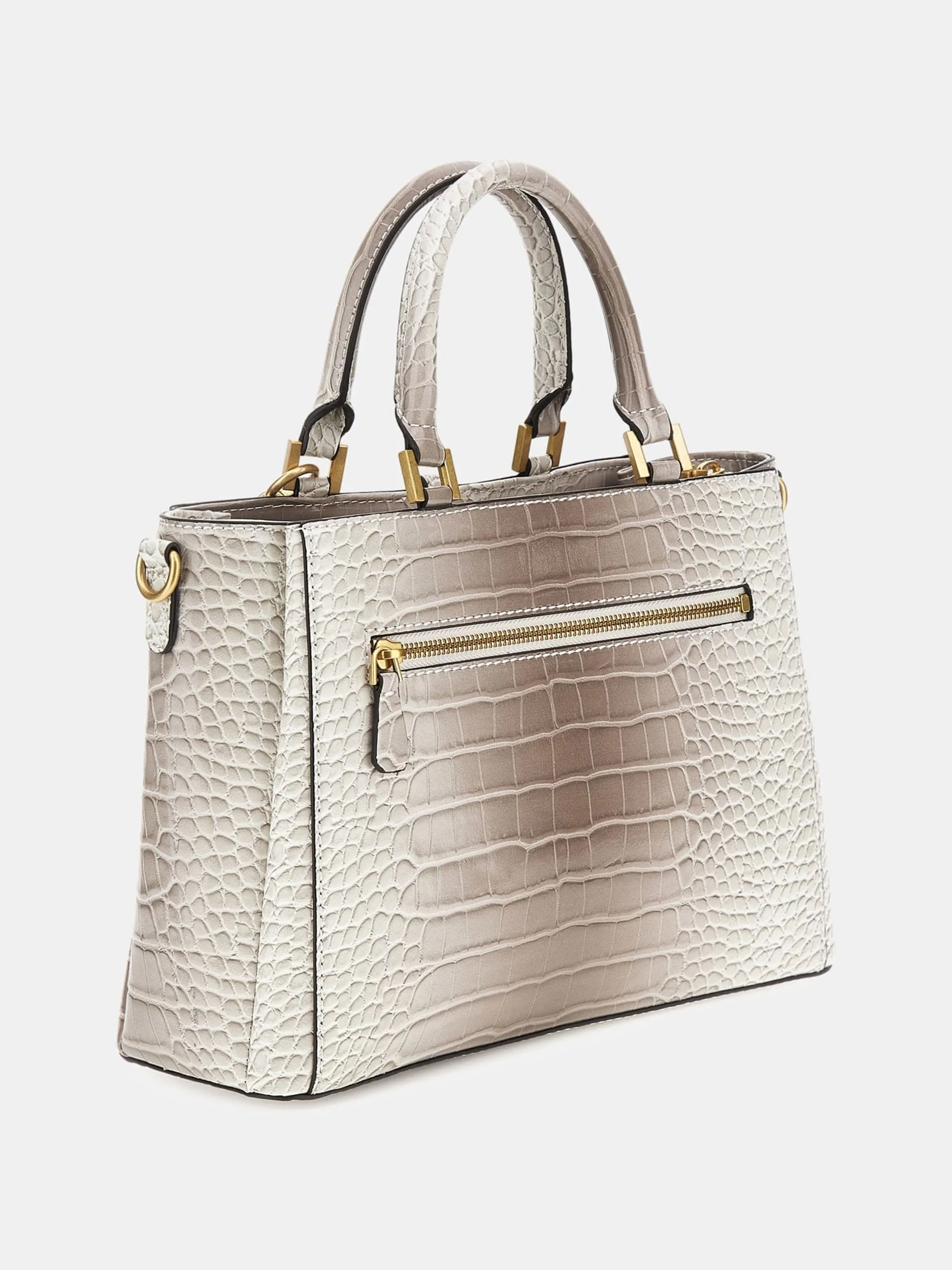 Borsa a mano g james stampa cocco guess