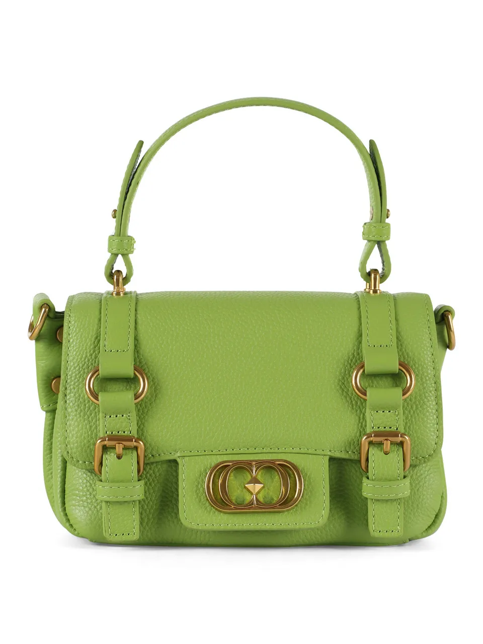 Borsa a mano in pelle martellata ATENA Small