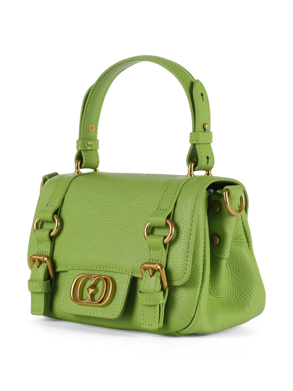 Borsa a mano in pelle martellata ATENA Small