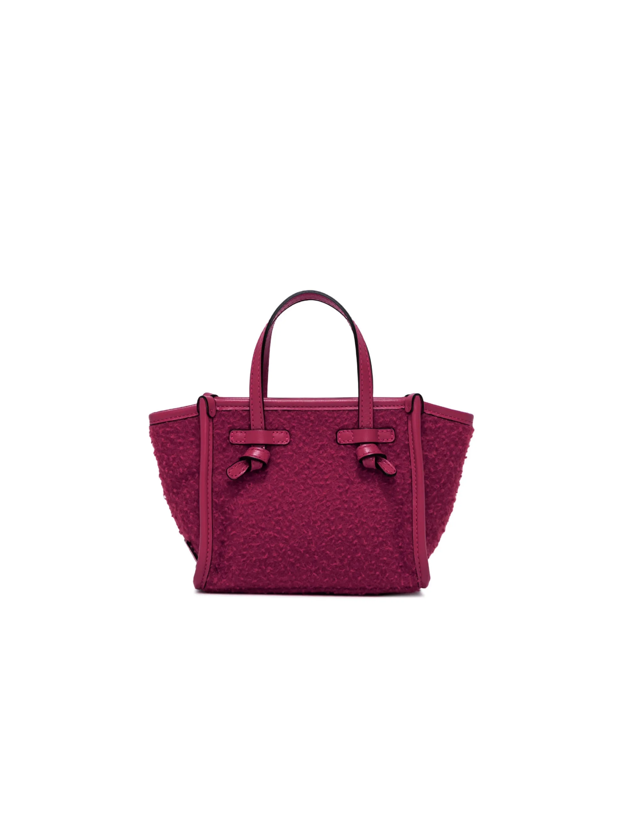 Borsa a Mano in Tessuto Casentino Fucsia