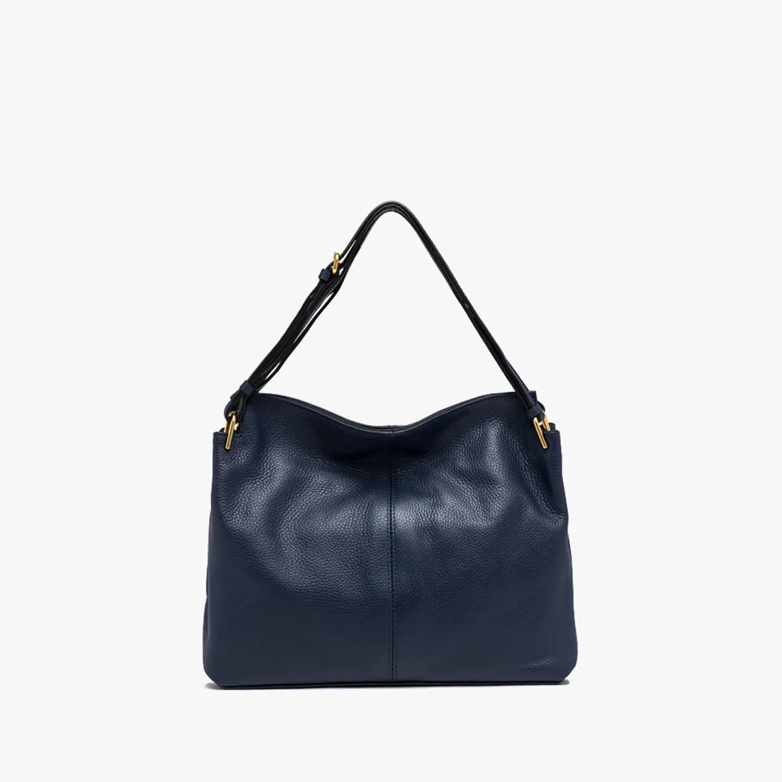 Borsa a spalla Gianni Chiarini Leila in pelle martellata blu