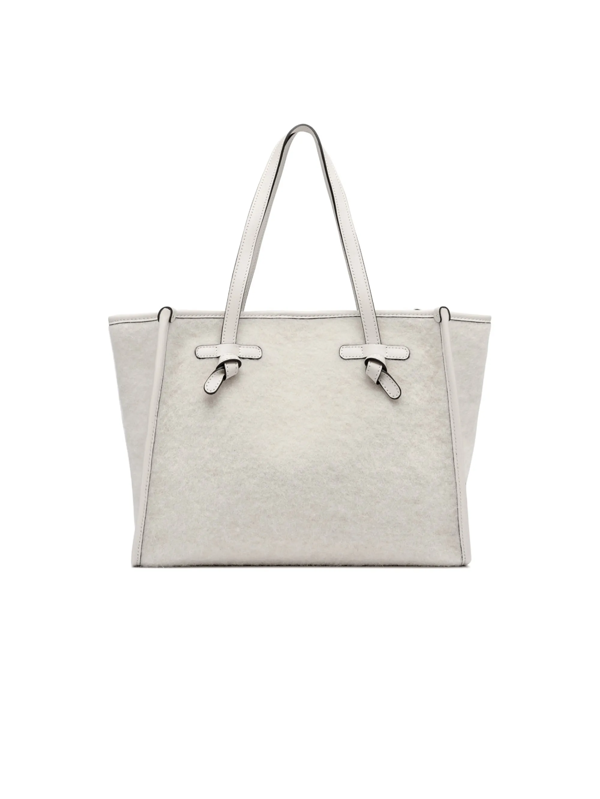Borsa a Spalla in Mohair Panna