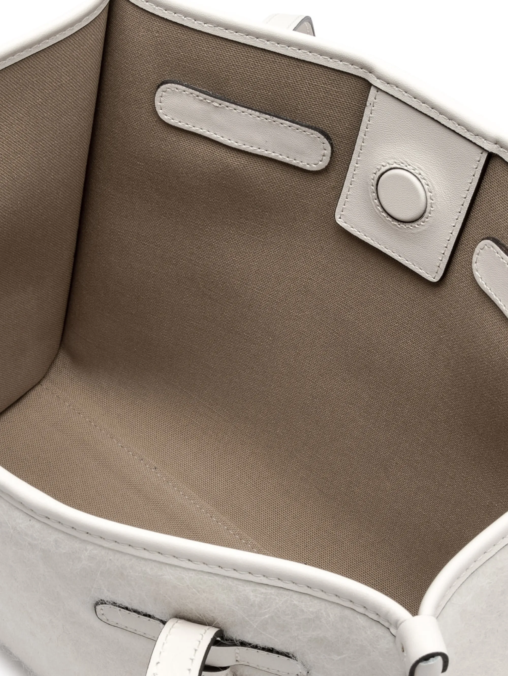 Borsa a Spalla in Mohair Panna