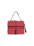 Borsa a tracolla Rebelle CLIO SATCHEL L DOLLARO in pelle geranio