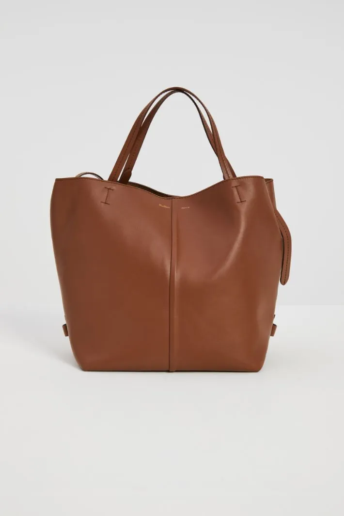Borsa ampia in vera pelle