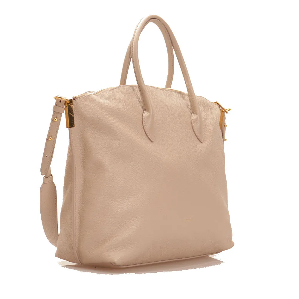 Borsa Donna a Mano con Tracolla COCCINELLE in Pelle linea Estelle colore Powder Pink