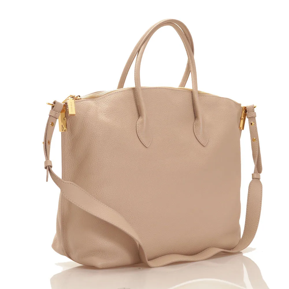 Borsa Donna a Mano con Tracolla COCCINELLE in Pelle linea Estelle colore Powder Pink
