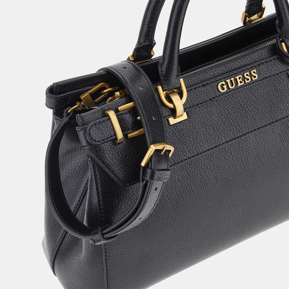 Borsa Donna a Mano GUESS Linea Sestri Logo Luxury colore Black