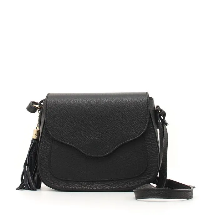 BORSA PELLE Nero
