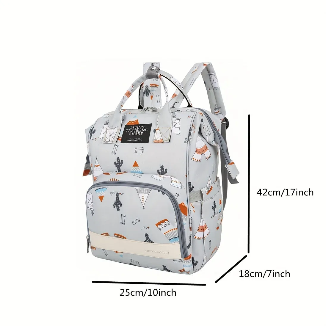 Borsa per la mamma, Zaino per la mamma multifunzionale di grande capacità, Borsa per la mamma e il bambino, Zaino per la mamma, 