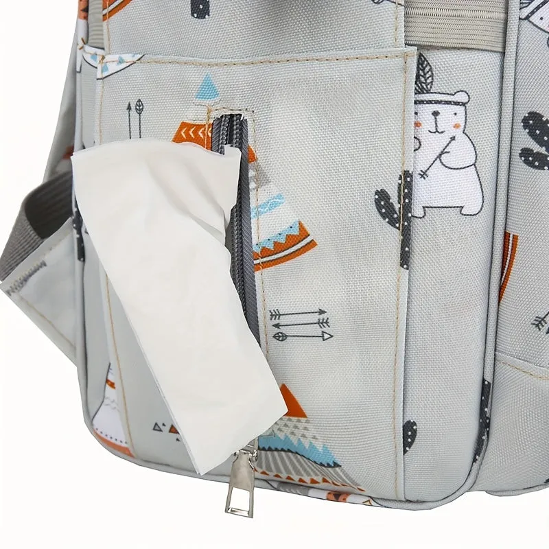 Borsa per la mamma, Zaino per la mamma multifunzionale di grande capacità, Borsa per la mamma e il bambino, Zaino per la mamma, 