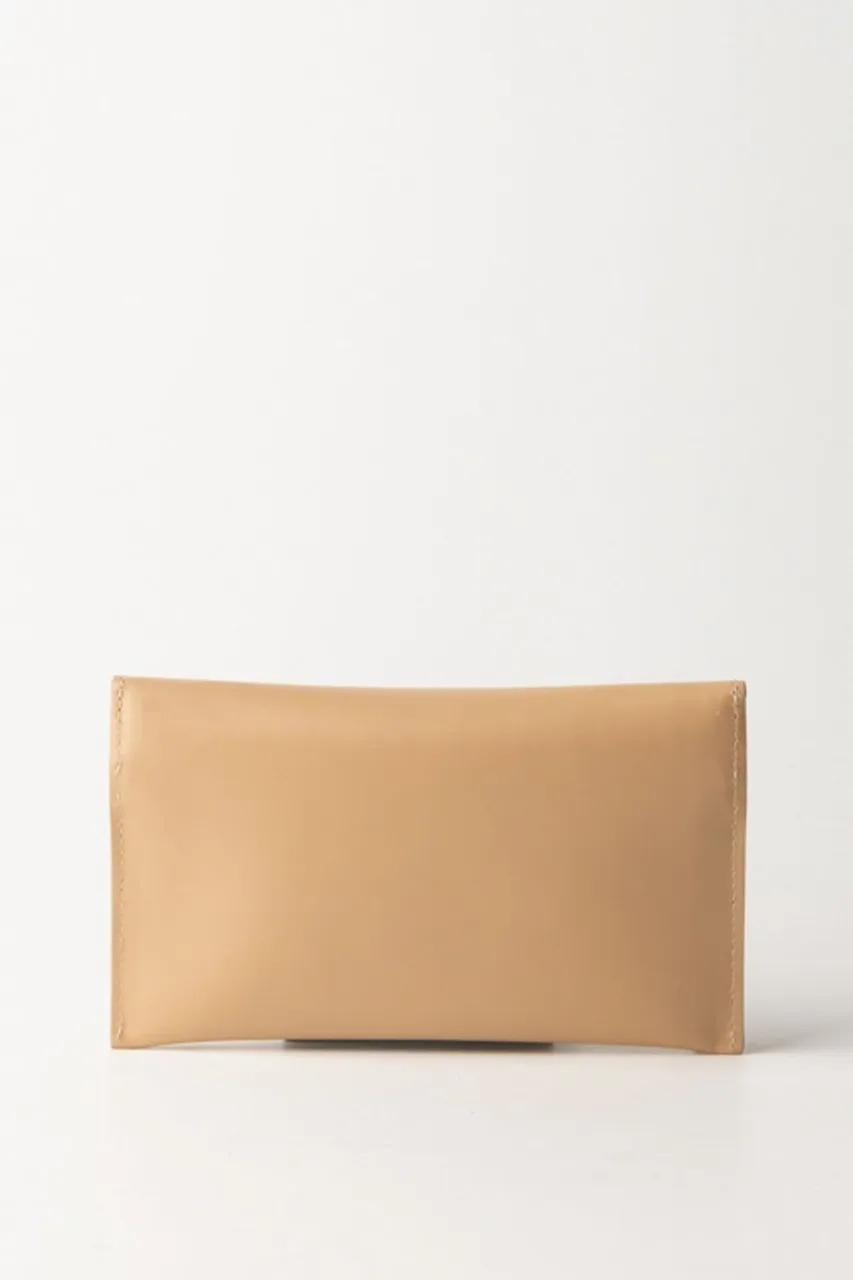 Borsa pochette con logo FLY Pompei Beige