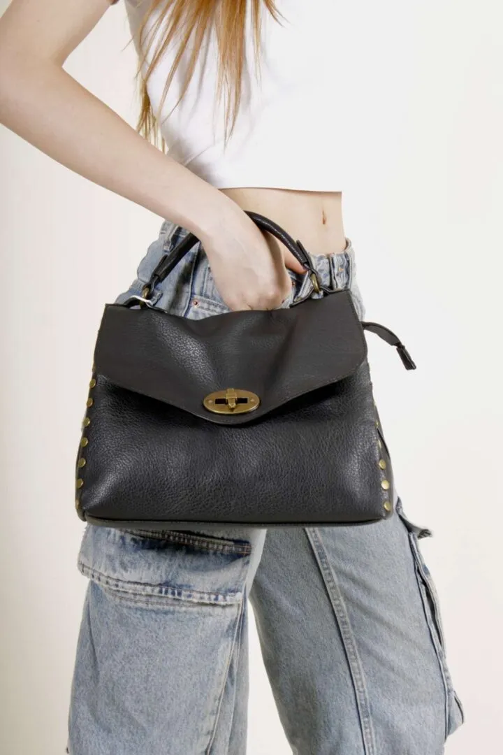 Borsa Postina Piccola – Nero