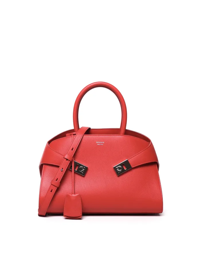 BORSA TOTE HUG PICCOLA IN PELLE