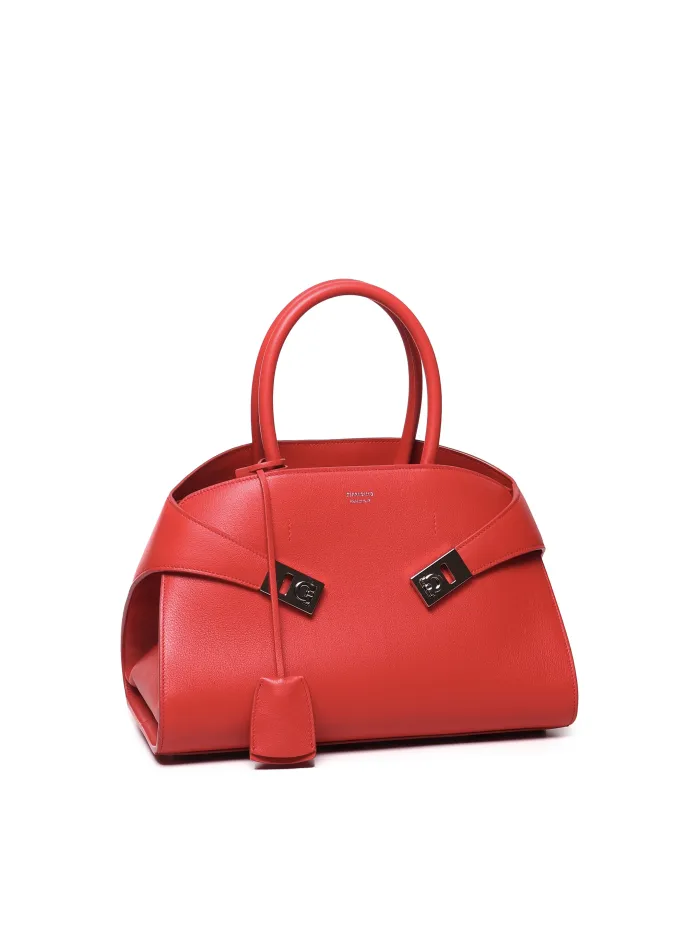 BORSA TOTE HUG PICCOLA IN PELLE