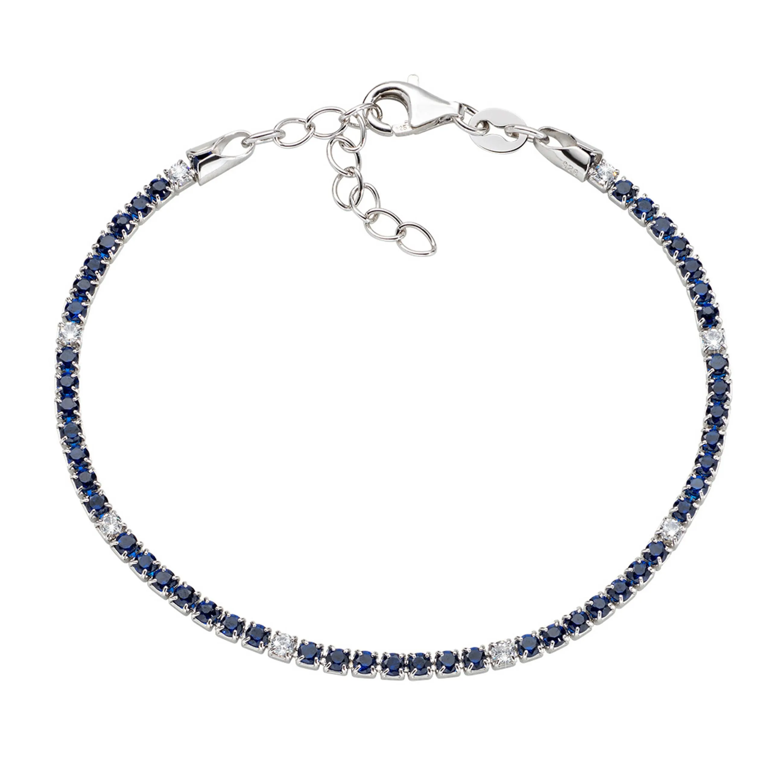 BRACCIALE TENNIS BLU AMEN
