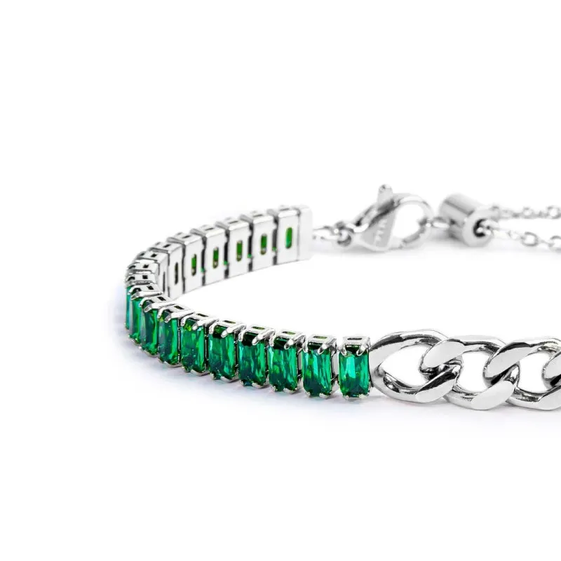 Bracciale Tennis con Catena Grumetta Marlù