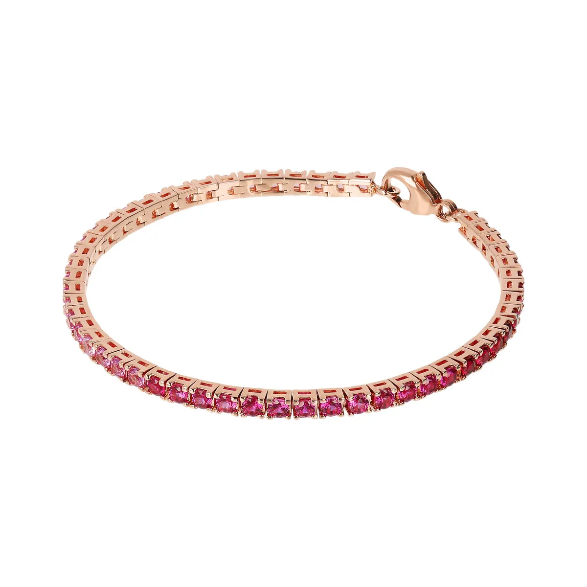 Bracciale Tennis con Cubic Zirconia Effetto Dégradé
