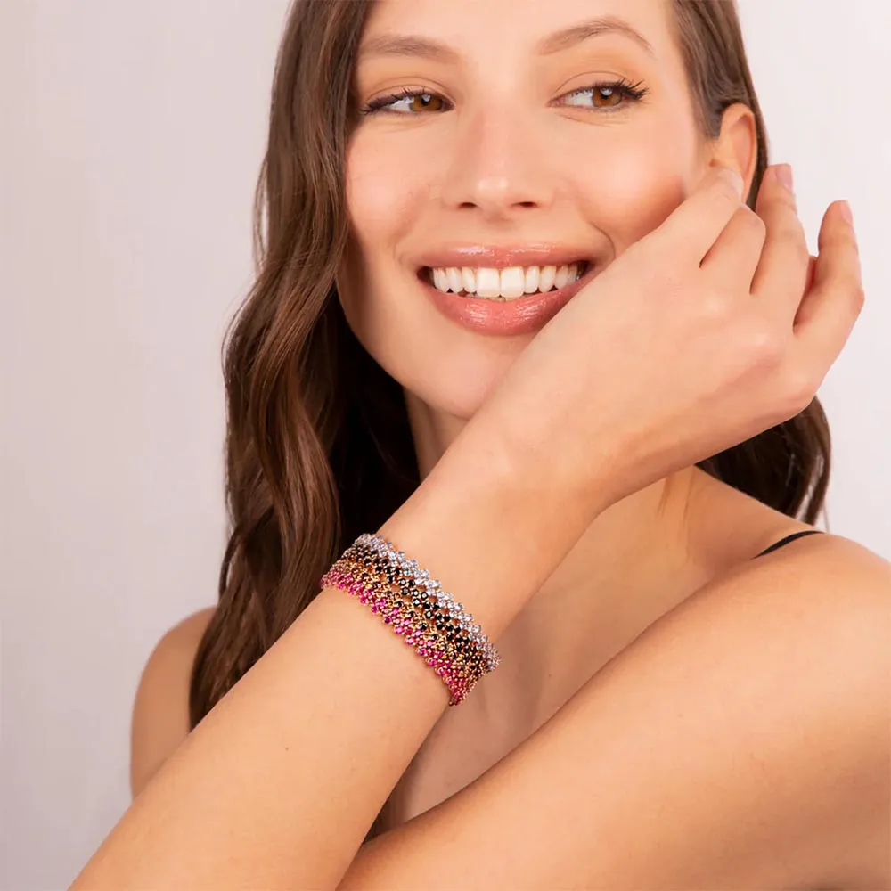 Bracciale Tennis Oro Giallo Bronzallure
