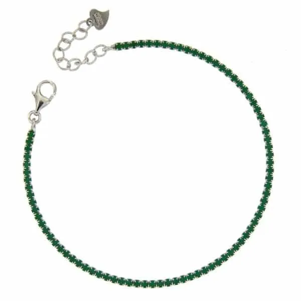 Bracciale Tennis Verde