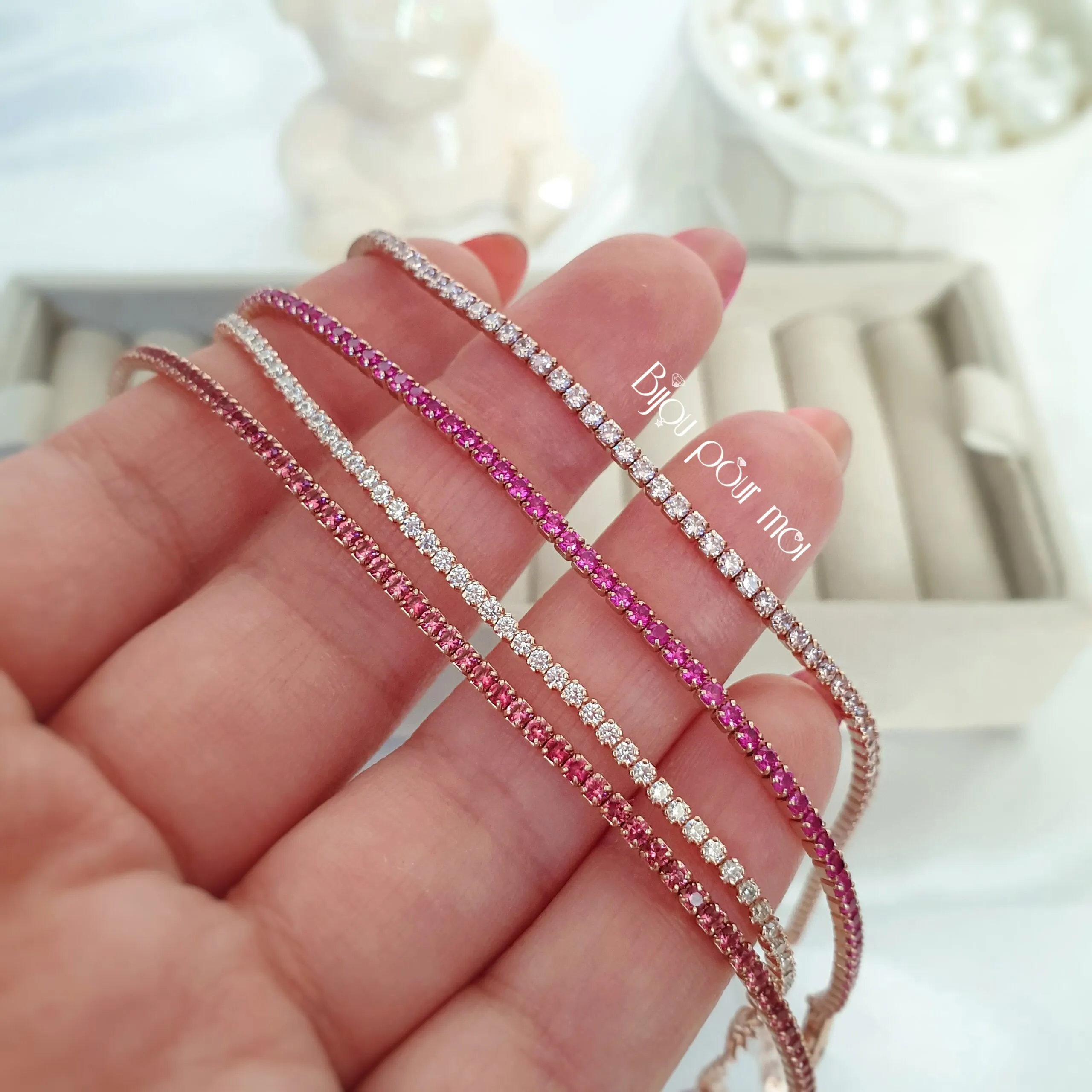 Bracciale tennis zirconi – Argento925