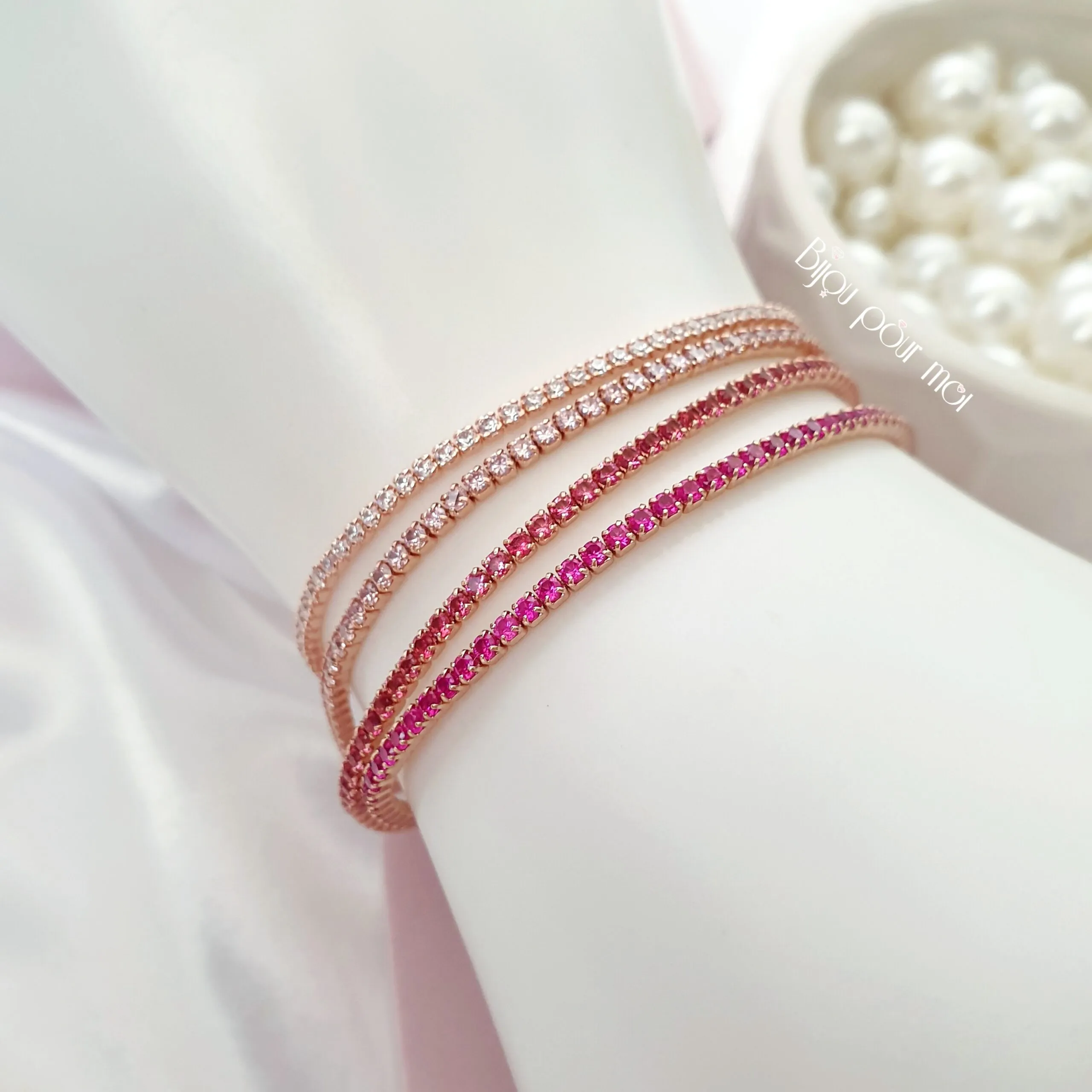 Bracciale tennis zirconi – Argento925