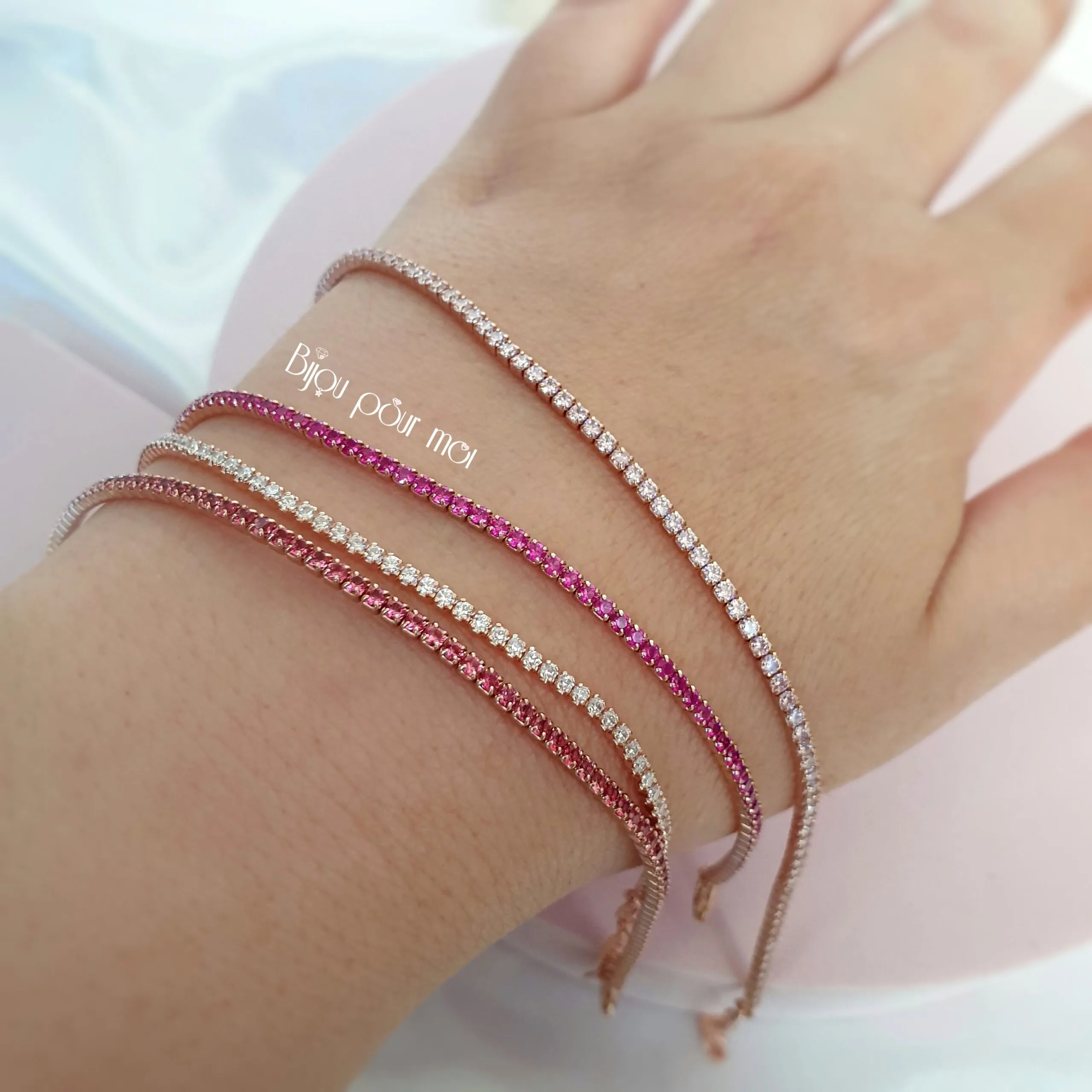 Bracciale tennis zirconi – Argento925