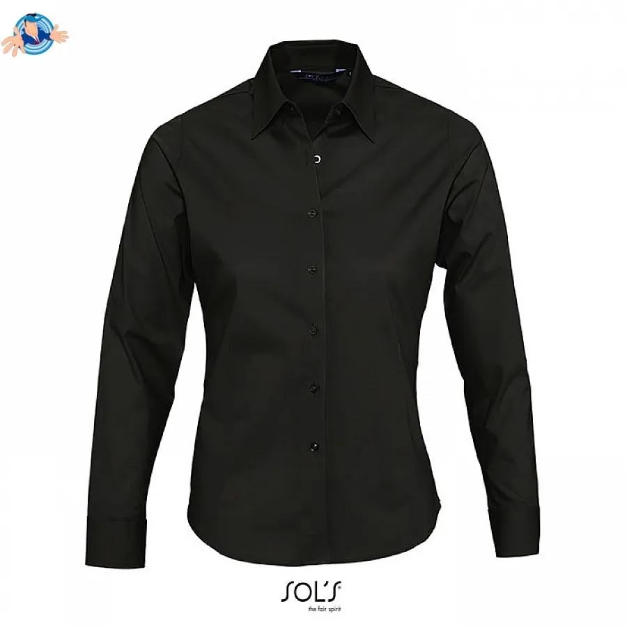 Camicia aderente da donna | personalizzabile con il tuo logo