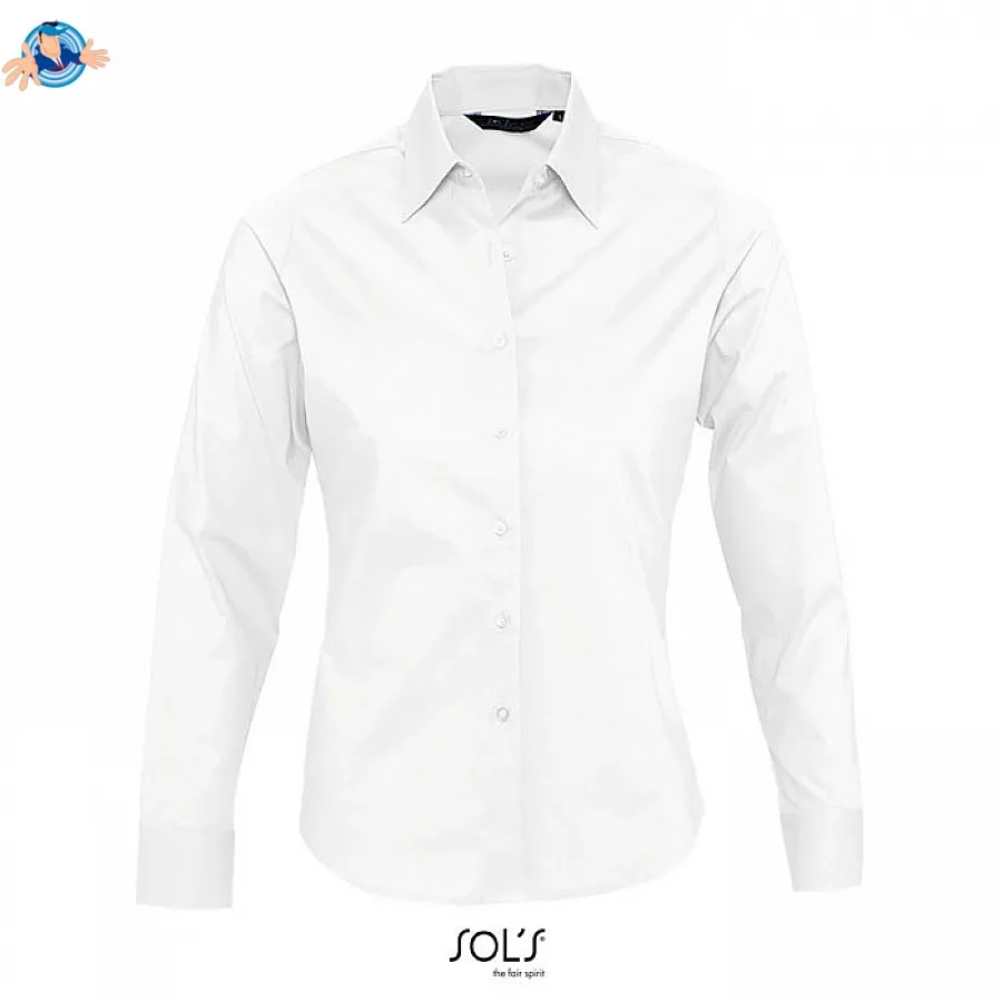 Camicia aderente da donna | personalizzabile con il tuo logo