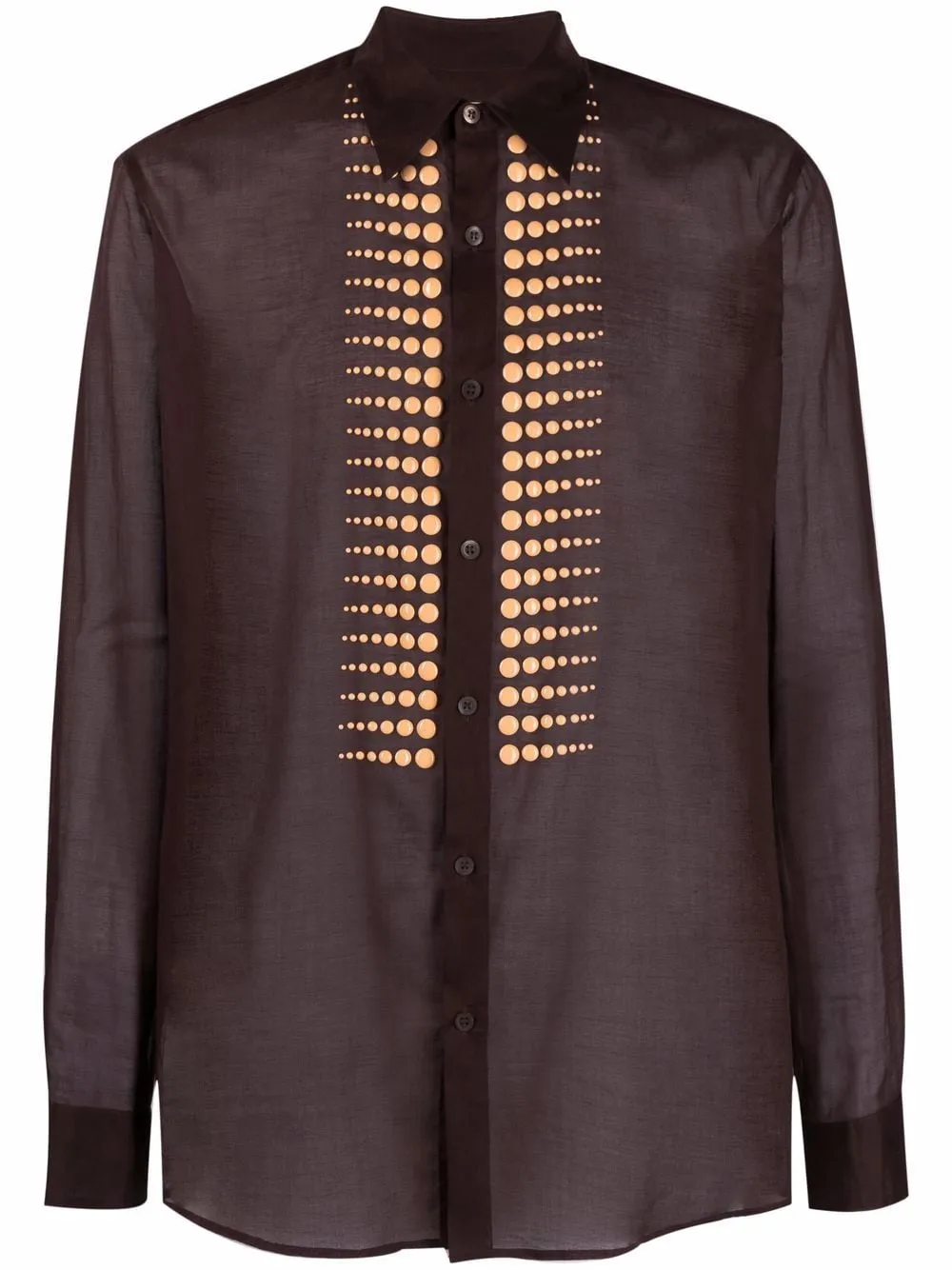 camicia con applicazioni