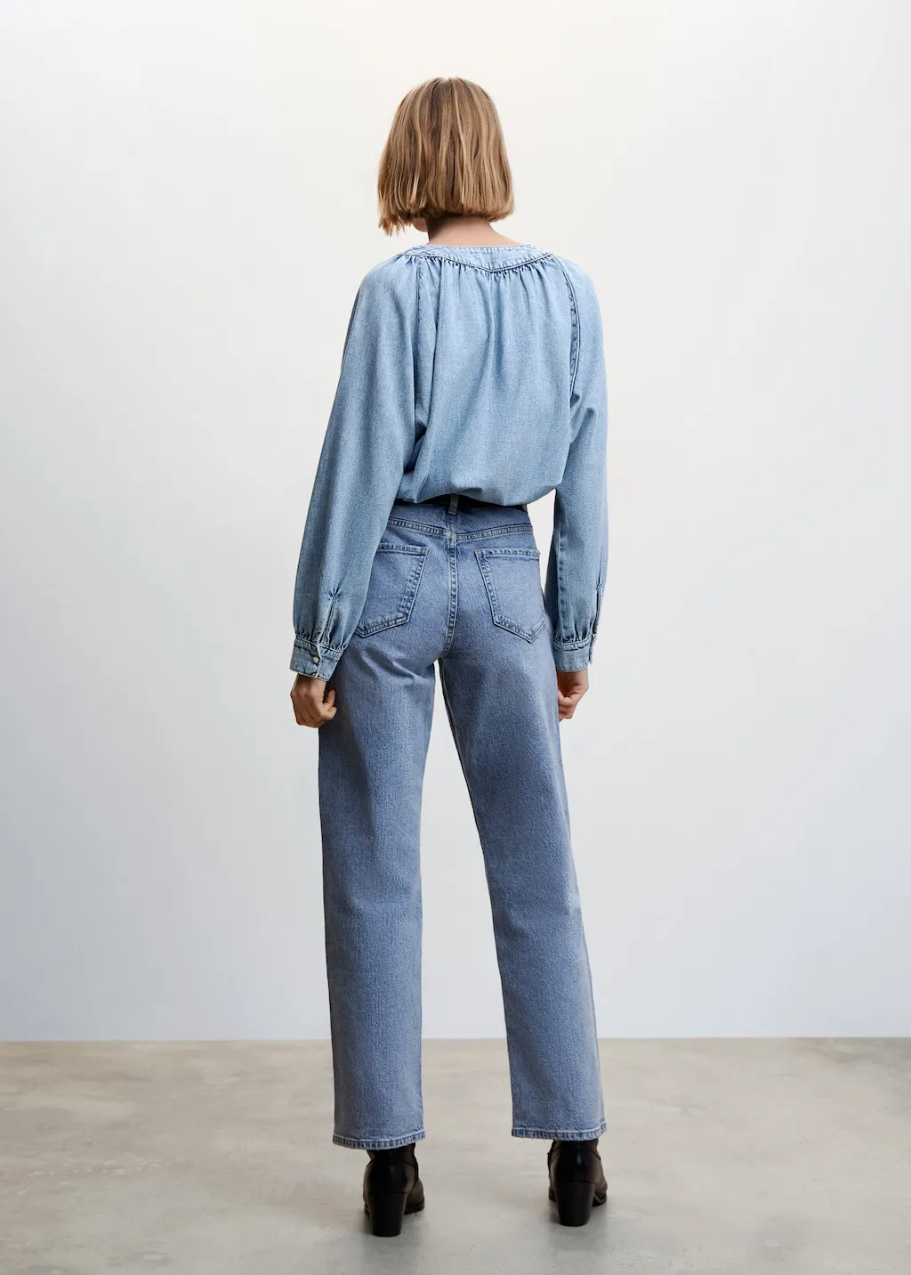 Camicia denim oversize