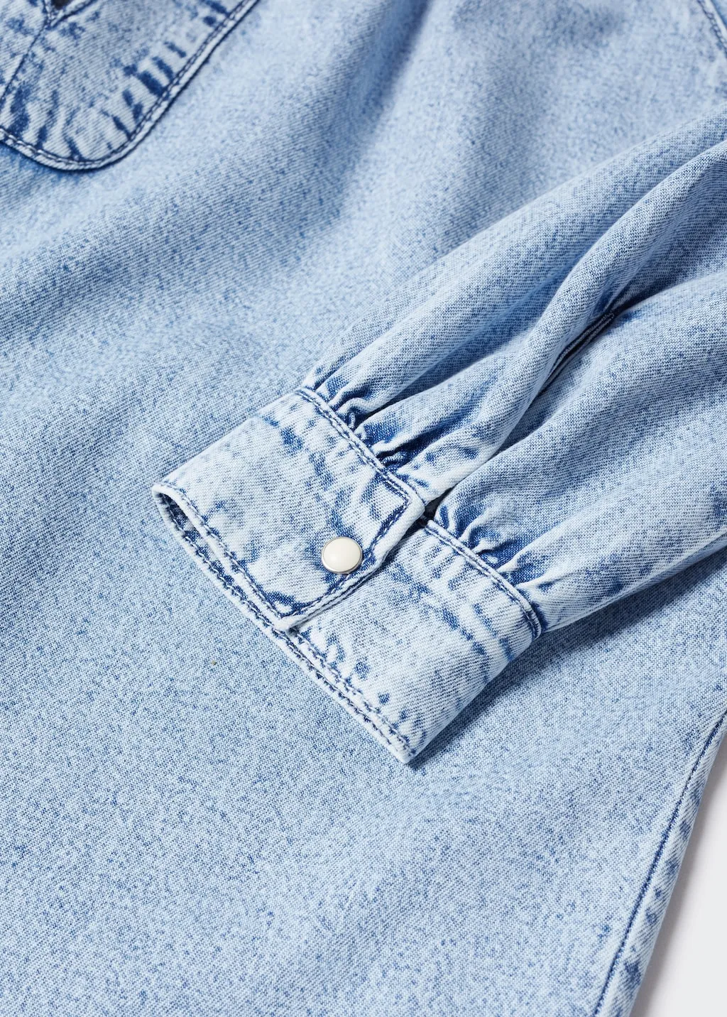 Camicia denim oversize