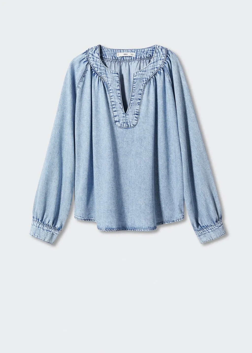 Camicia denim oversize