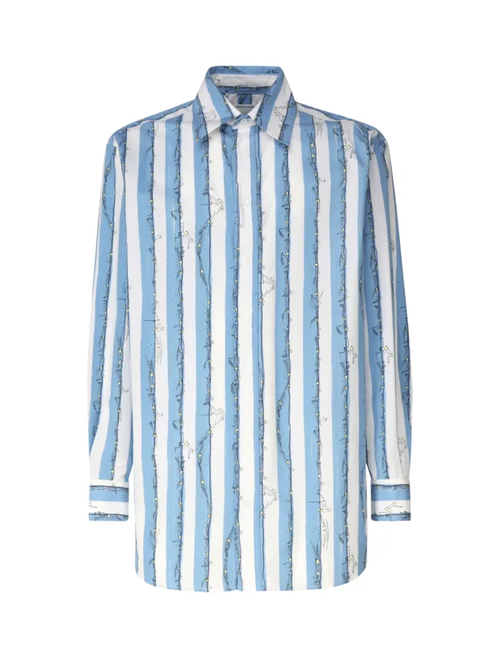 CAMICIA IN COTONE STAMPATO