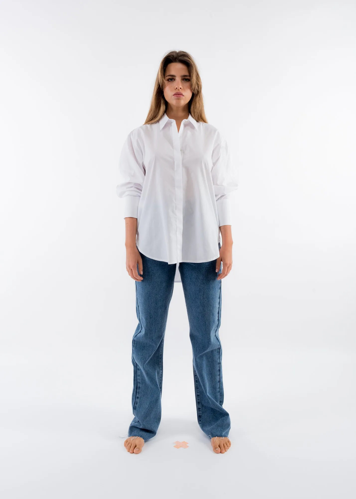 Camisa oversize popelin