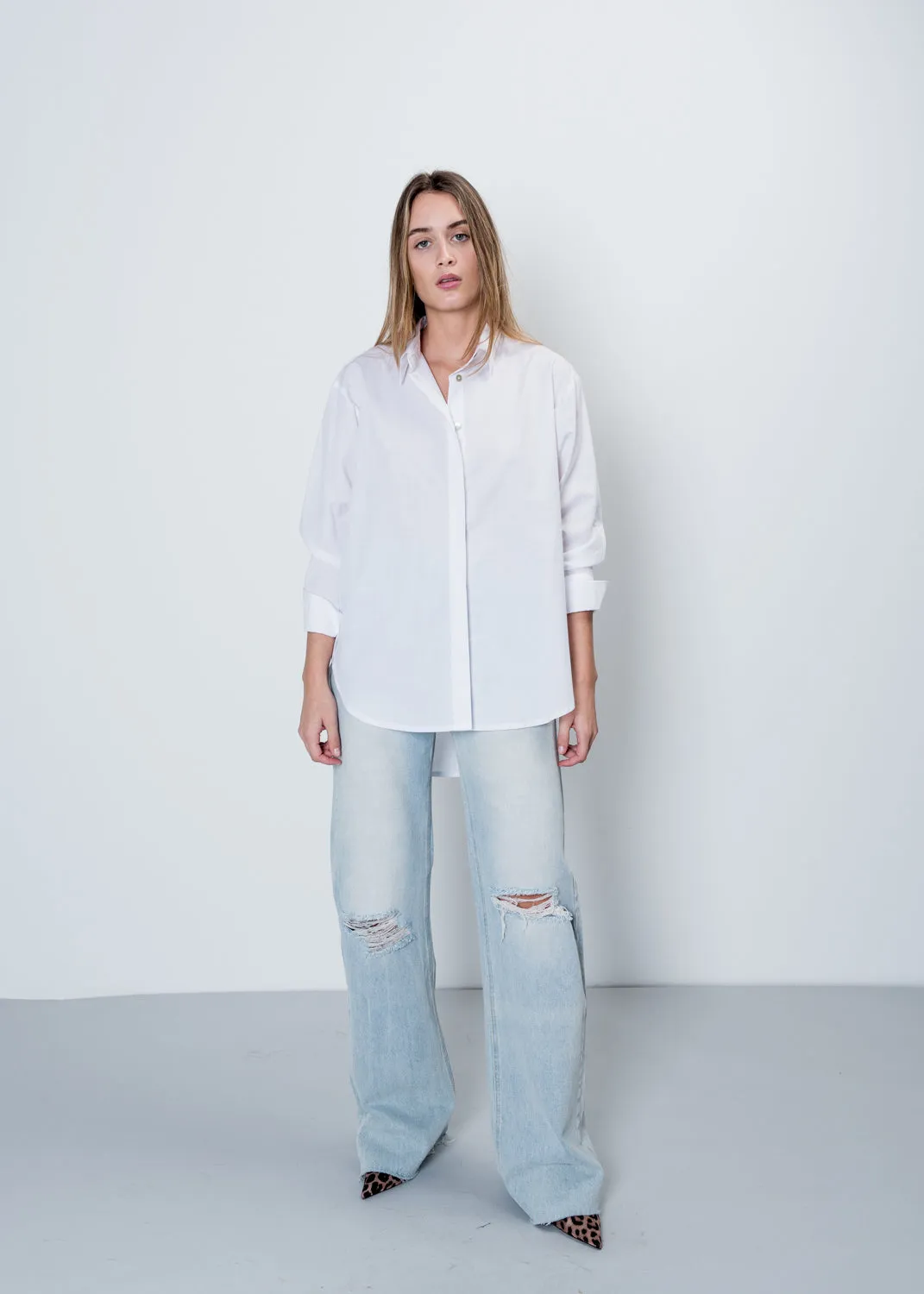 Camisa oversize popelin