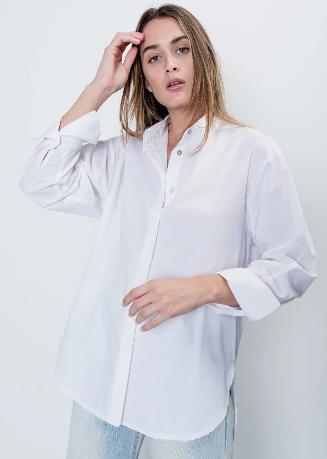 Camisa oversize popelin