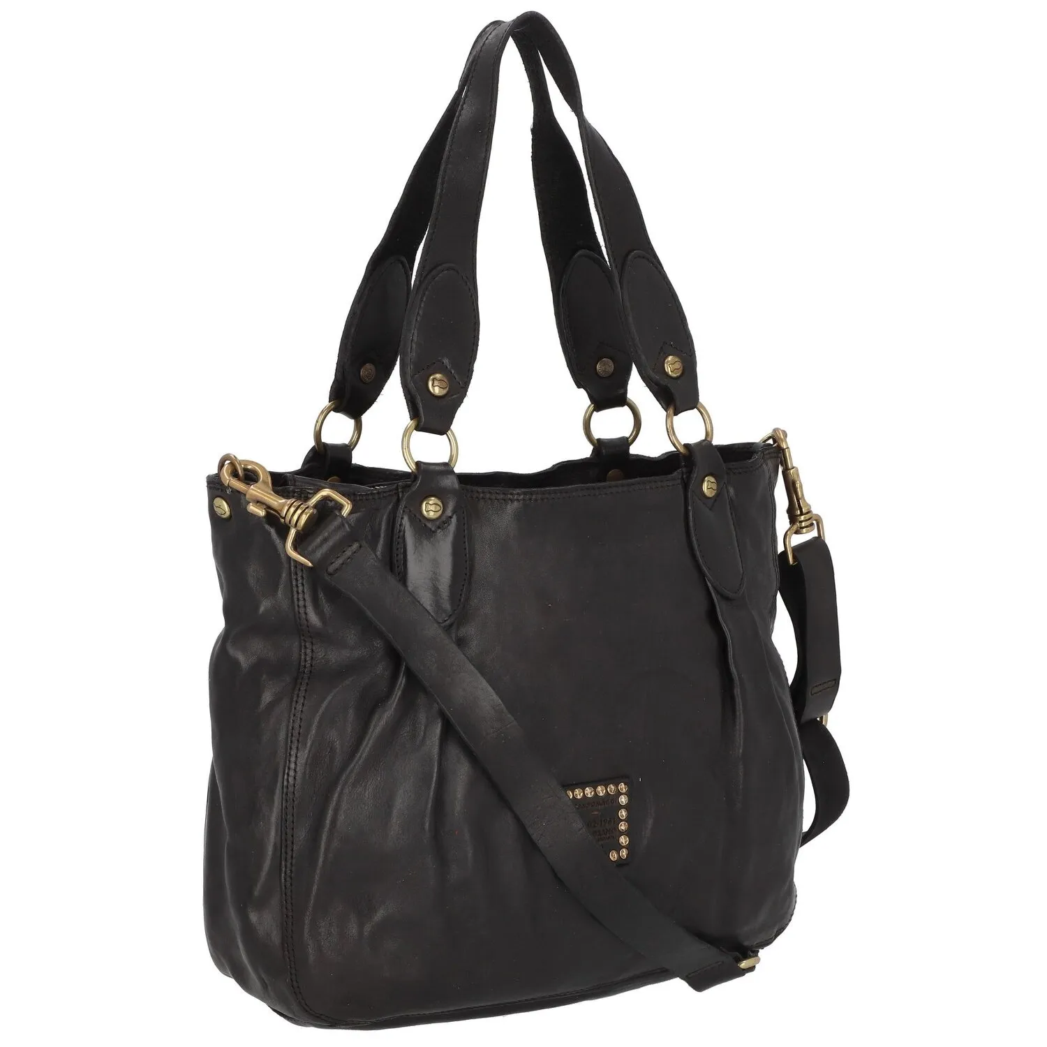 Campomaggi Borsa shopper in pelle 28 cm