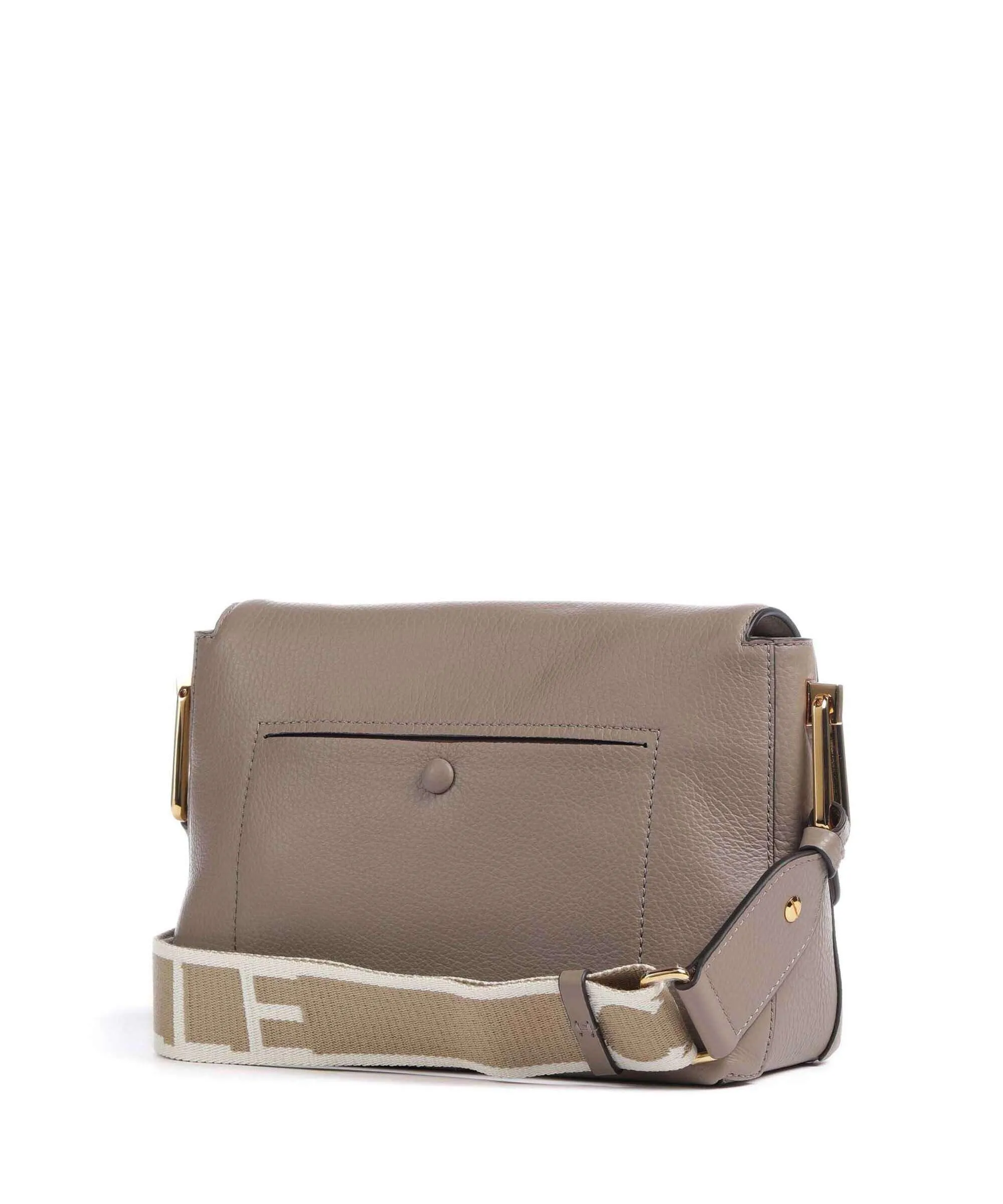  Coccinelle Liya Signature Borsa a tracolla pelle di vacchetta grana taupe  