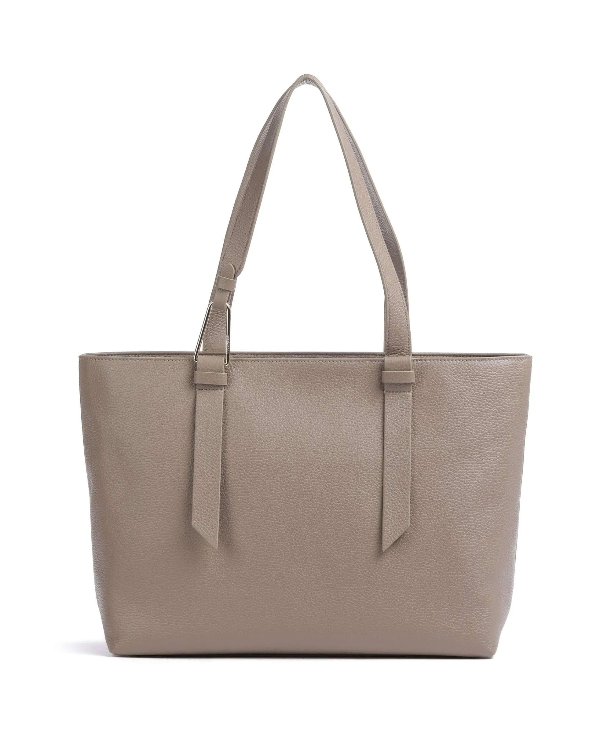  Coccinelle Malory Borsa shopper pelle di vacchetta grana taupe  