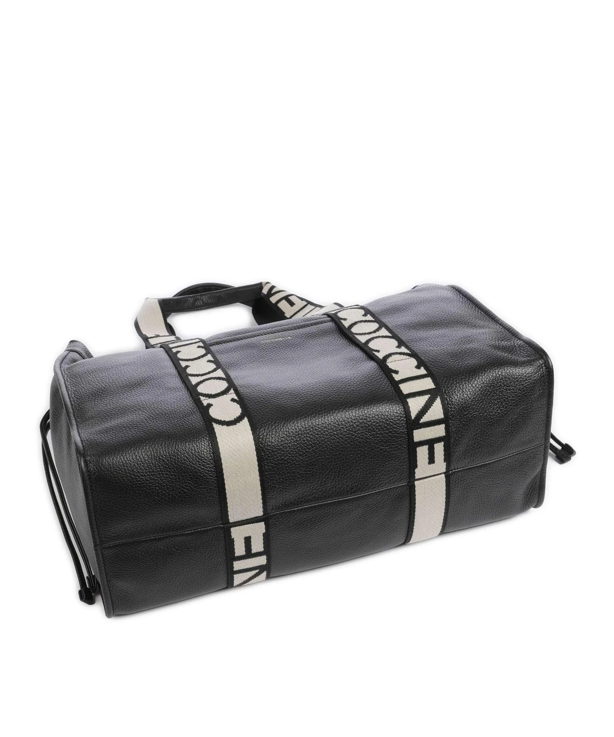  Coccinelle Signature 2Day Borsa shopper pelle granulata nero  