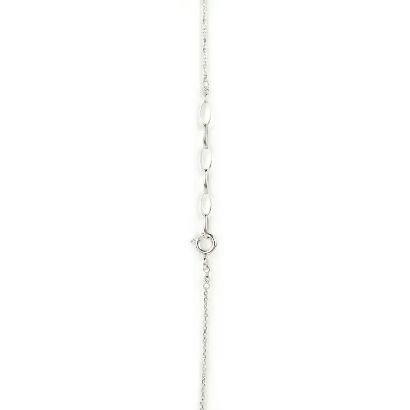 Collana con ciondolo albero della vita in oro bianco