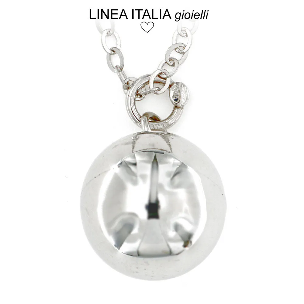 Collana Con Ciondolo Sonoro Chiama Angeli In Argento 925
