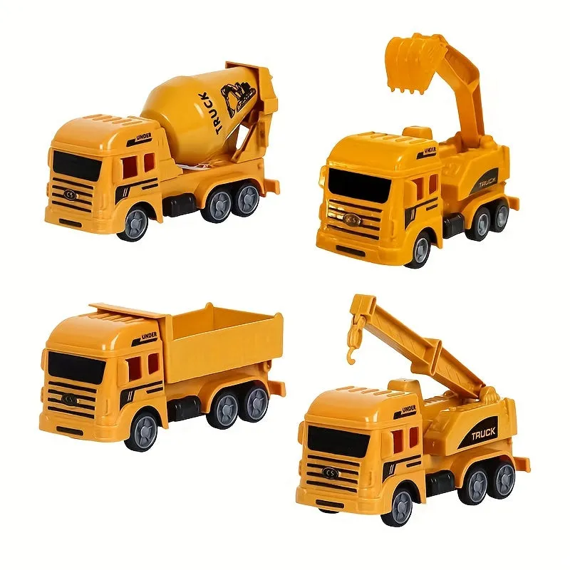 Combinazione Di Escavatori Pull-back Inerziali Da 8 Pezzi: Regali Di Natale E Vacanze Perfetti Per I Bambini! Regali Di Natale D