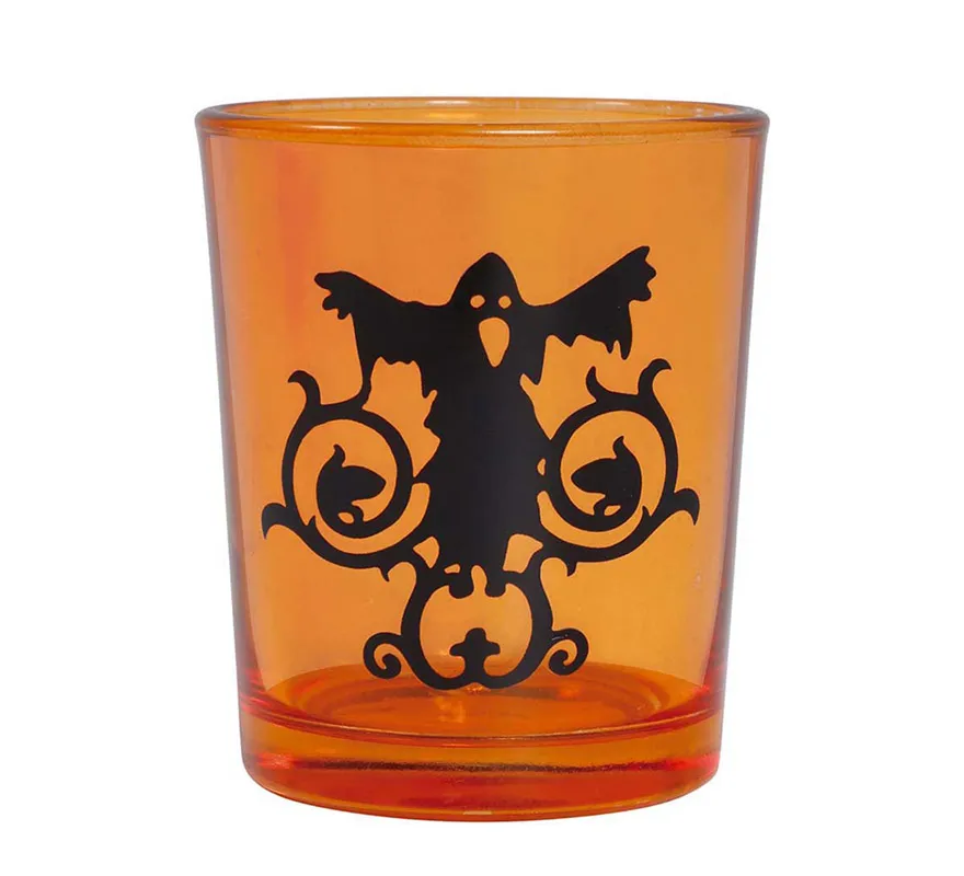 Confezione da 3 bicchieri in vetro per Halloween 6,5X5 cm