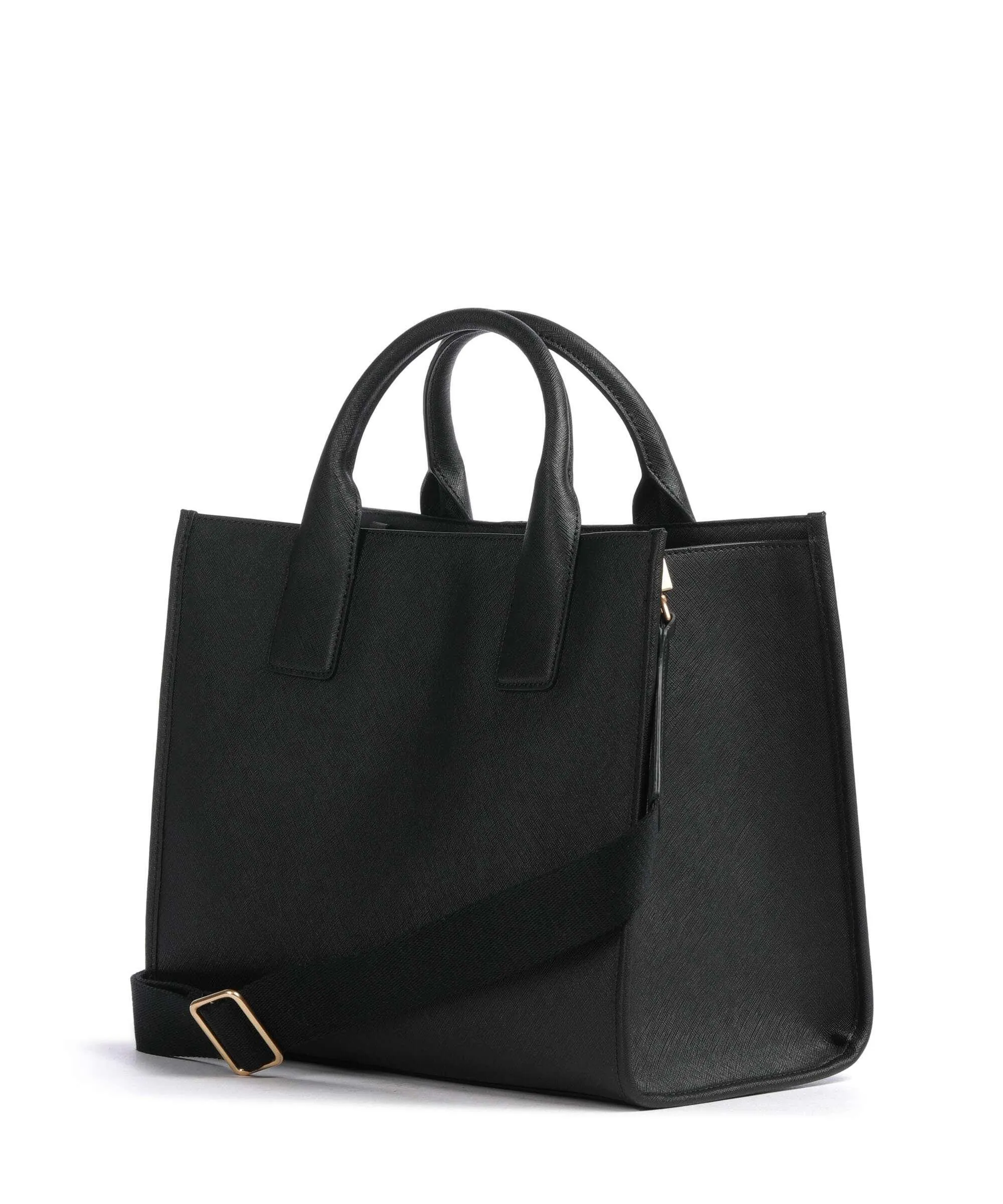  DKNY Carol Borsa a mano pelle di vacchetta saffiano nero  