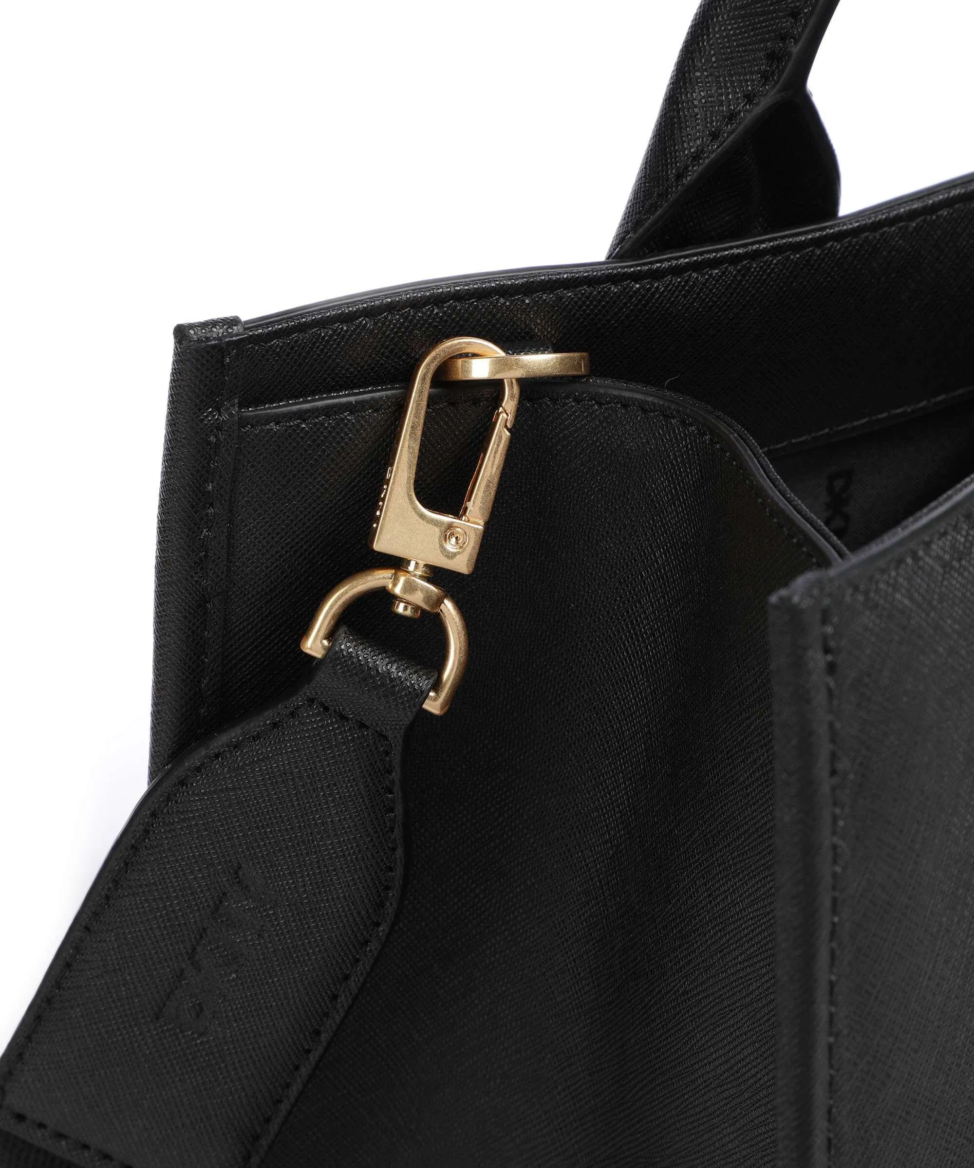  DKNY Carol Borsa a mano pelle di vacchetta saffiano nero  