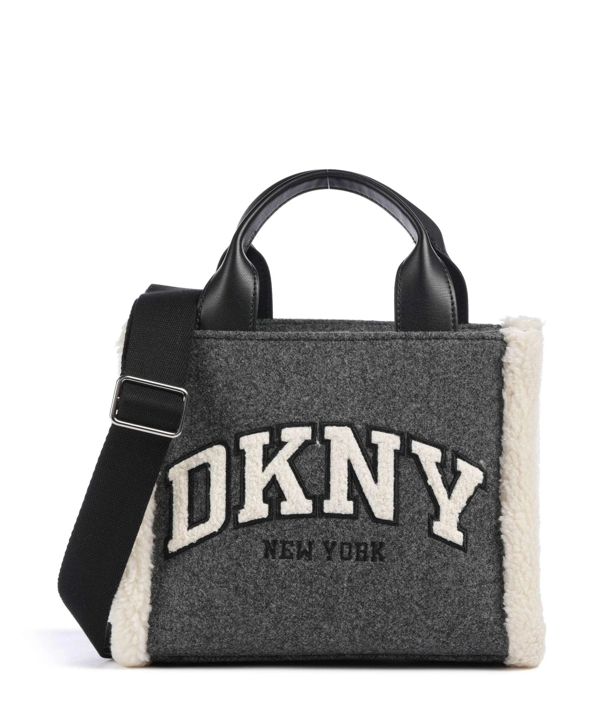  DKNY Hadlee Borsa a mano tissu grigio scuro  