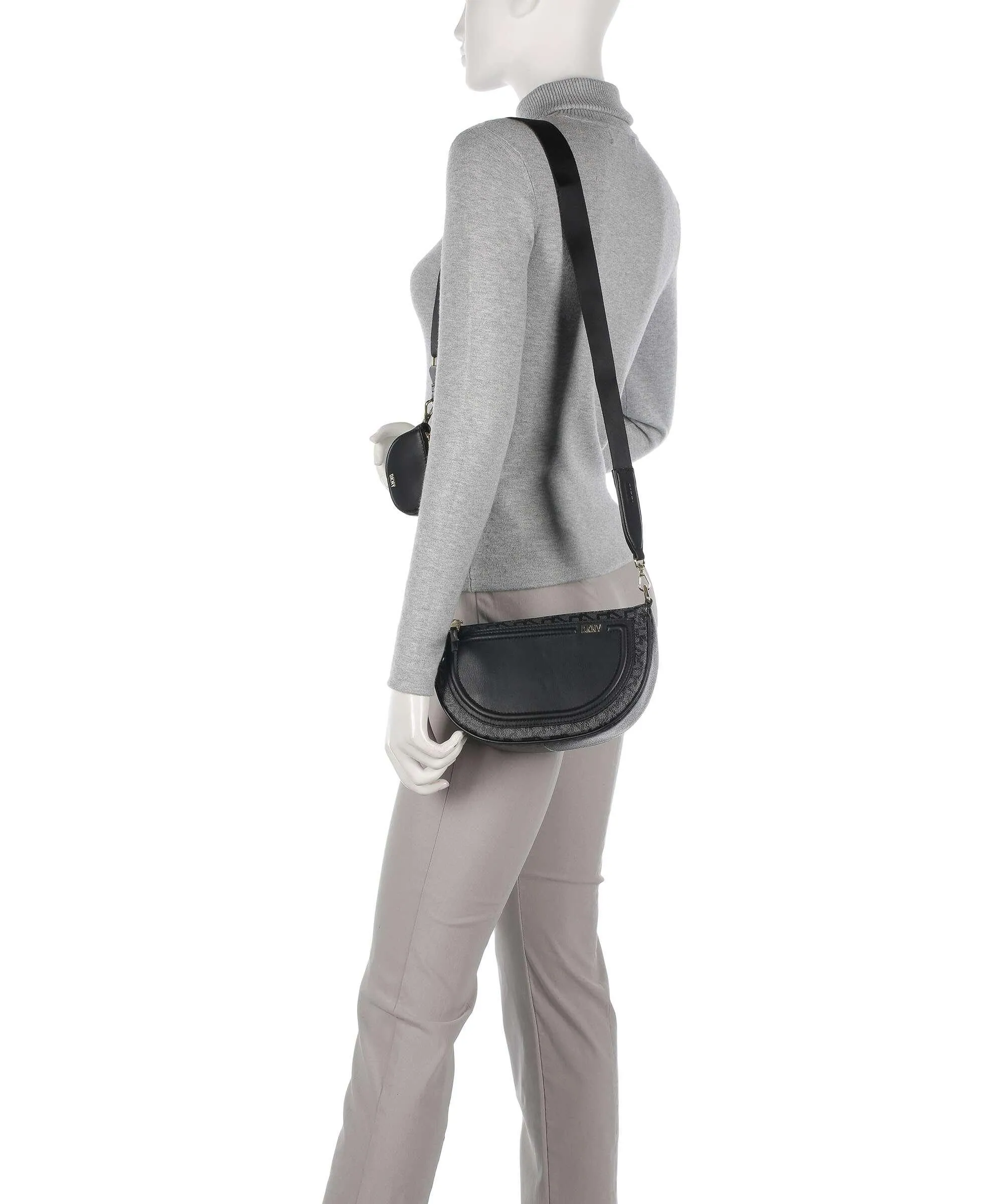  DKNY Orion Borsa a tracolla pelle sintetica nero  