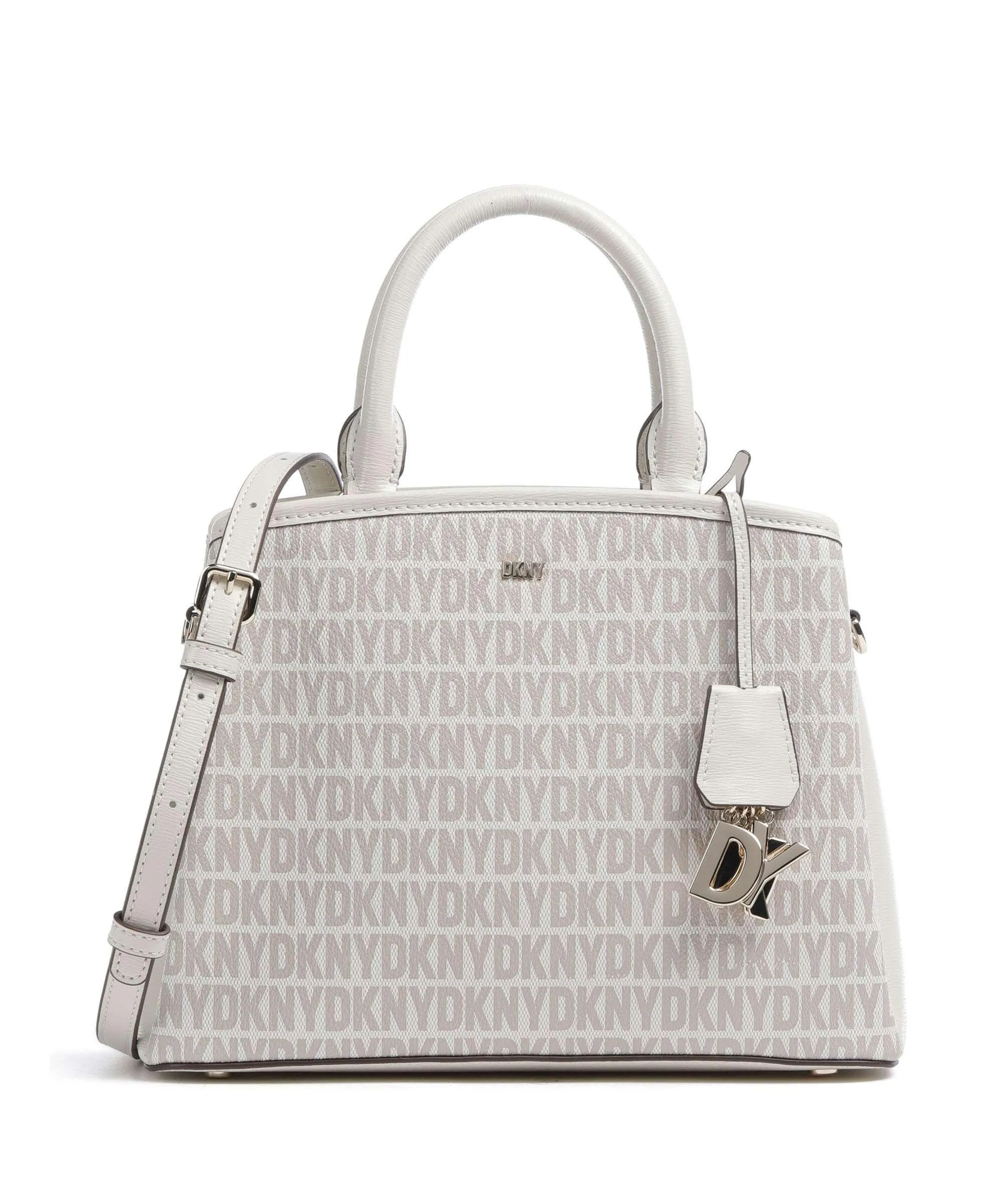  DKNY Paige Borsa a mano pelle sintetica grigio chiaro  
